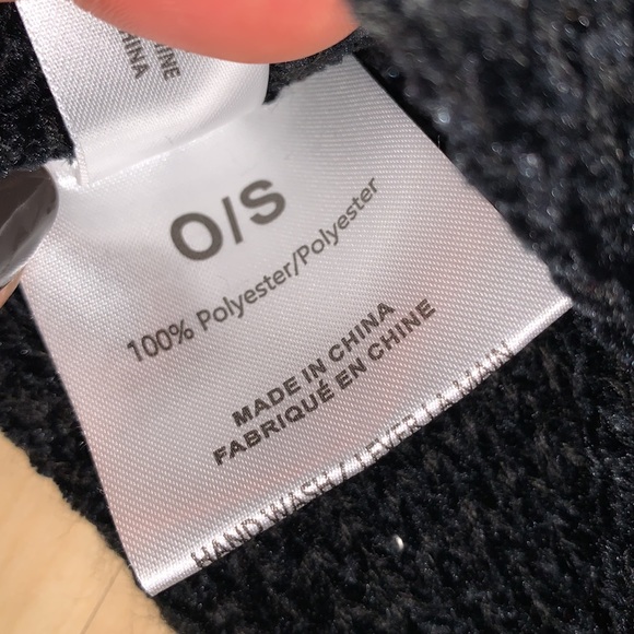 LA EXPRESS Pearl Pom Toque & Chenille Criss-Cross Head Band Ear Warmer - Picture 6 of 6